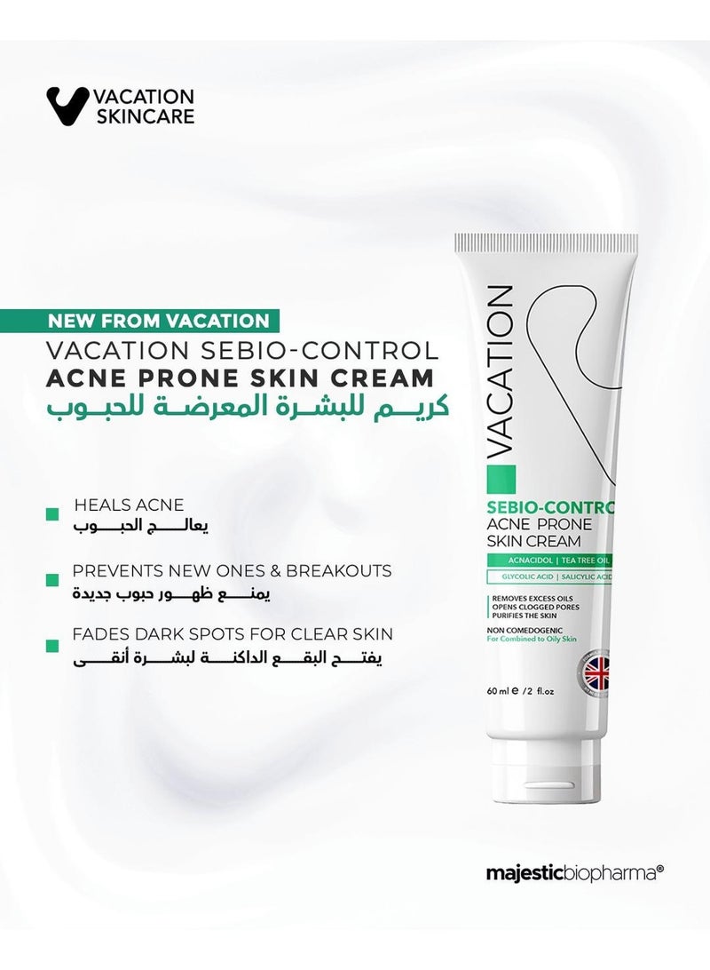 فاكيشن كريم سيبيو-كنترول لعلاج حب الشباب 60 مل - Image 2